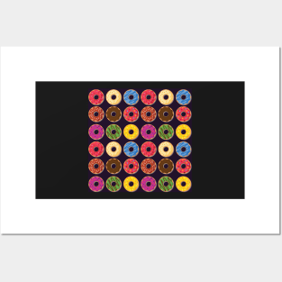 Donut Vector, Artwork, Design, Pattern Posters and Art